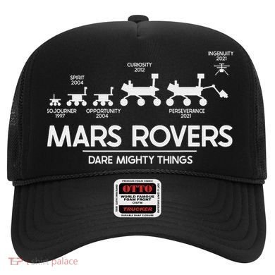 Mars Perseverance Rover Dare Mighty Things Landing Timeline Hat
