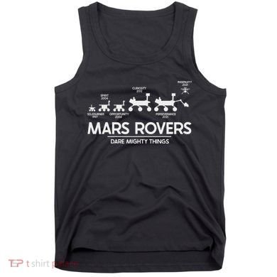 Mars Perseverance Rover Dare Mighty Things Landing Timeline Tank Top
