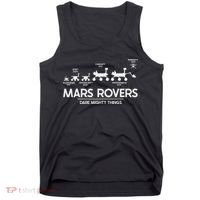 Mars Perseverance Rover Dare Mighty Things Landing Timeline Tank Top thumb 0