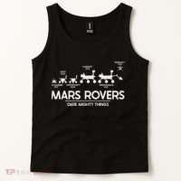 Mars Perseverance Rover Dare Mighty Things Landing Timeline Tank Top thumb 2