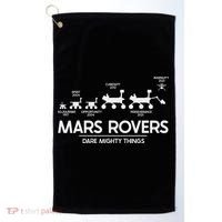 Mars Perseverance Rover Dare Mighty Things Landing Timeline Golf Towel thumb 0