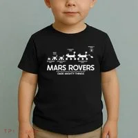 Mars Perseverance Rover Dare Mighty Things Landing Timeline Toddler T-Shirt thumb 2