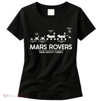 Mars Perseverance Rover Dare Mighty Things Landing Timeline Women's T-Shirt thumb 0