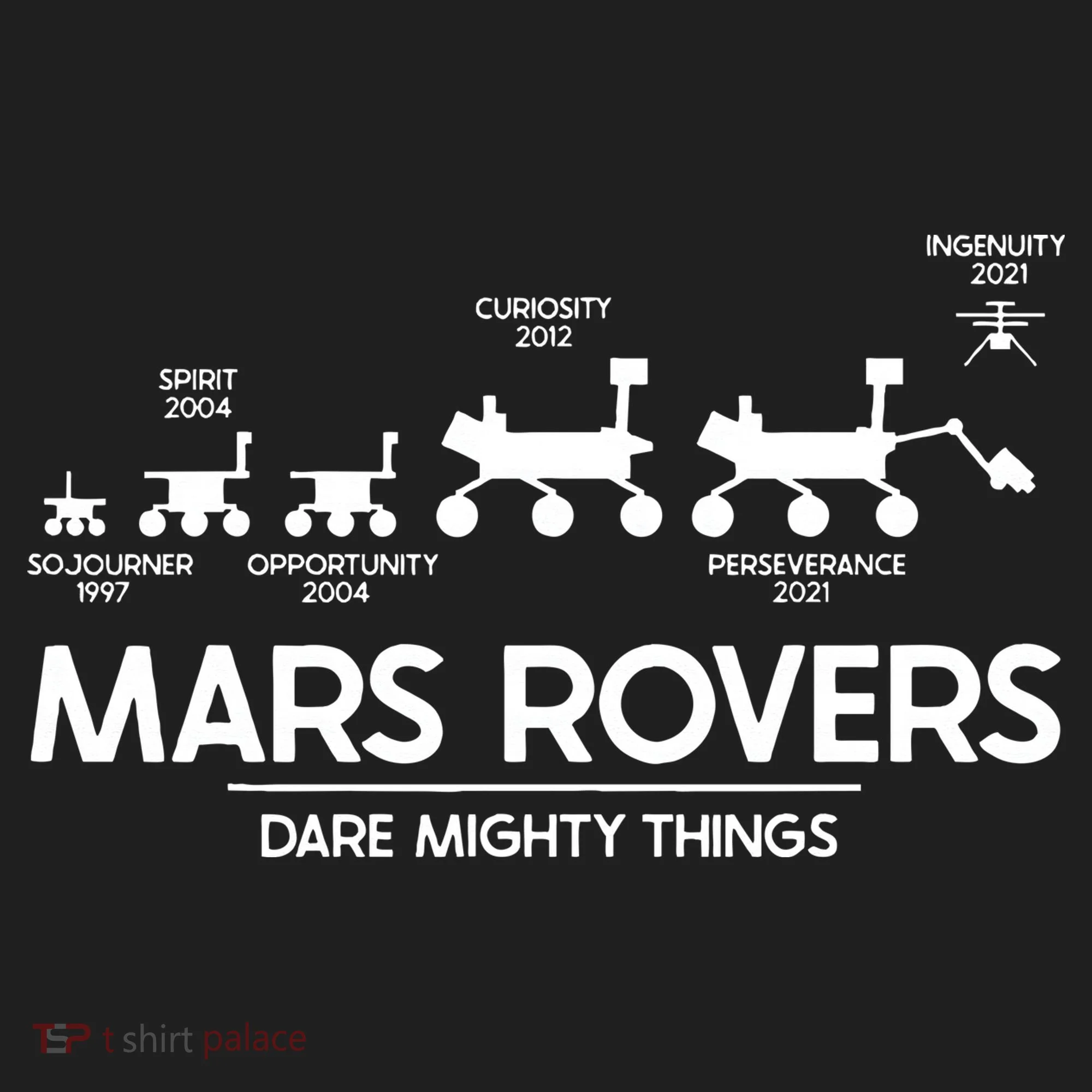 Mars Perseverance Rover Dare Mighty Things Landing Timeline Women's Sweatshirt