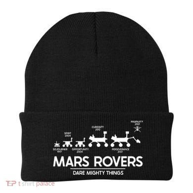 Mars Perseverance Rover Dare Mighty Things Landing Timeline Beanie