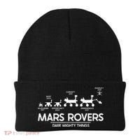Mars Perseverance Rover Dare Mighty Things Landing Timeline Beanie thumb 0