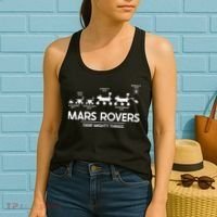 Mars Perseverance Rover Dare Mighty Things Landing Timeline Women's Tank Top thumb 2