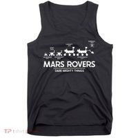 Mars Perseverance Rover Dare Mighty Things Landing Timeline Tank Top thumb 0