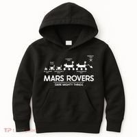 Mars Perseverance Rover Dare Mighty Things Landing Timeline Kids Hoodie thumb 0
