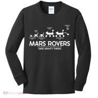 Mars Perseverance Rover Dare Mighty Things Landing Timeline Kids Long Sleeve Shirt thumb 0