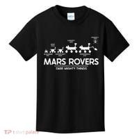 Mars Perseverance Rover Dare Mighty Things Landing Timeline Kids T-Shirt thumb 0