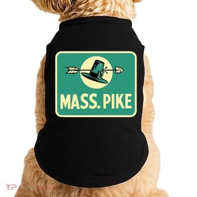 Mass Pike Road Sign Massachusetts Turnpike Route 90 Doggie Tank