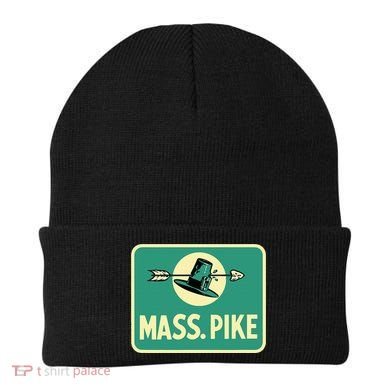 Mass Pike Road Sign Massachusetts Turnpike Route 90 Beanie