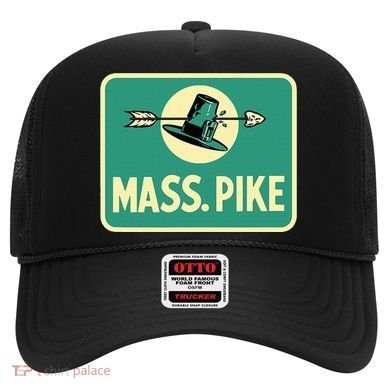 Mass Pike Road Sign Massachusetts Turnpike Route 90 Hat