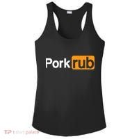 Mens Pork Rub TShirt | Funny BBQ Shirt | Barbecue TShirt Ladies PosiCharge Competitor Racerback Tank thumb 0