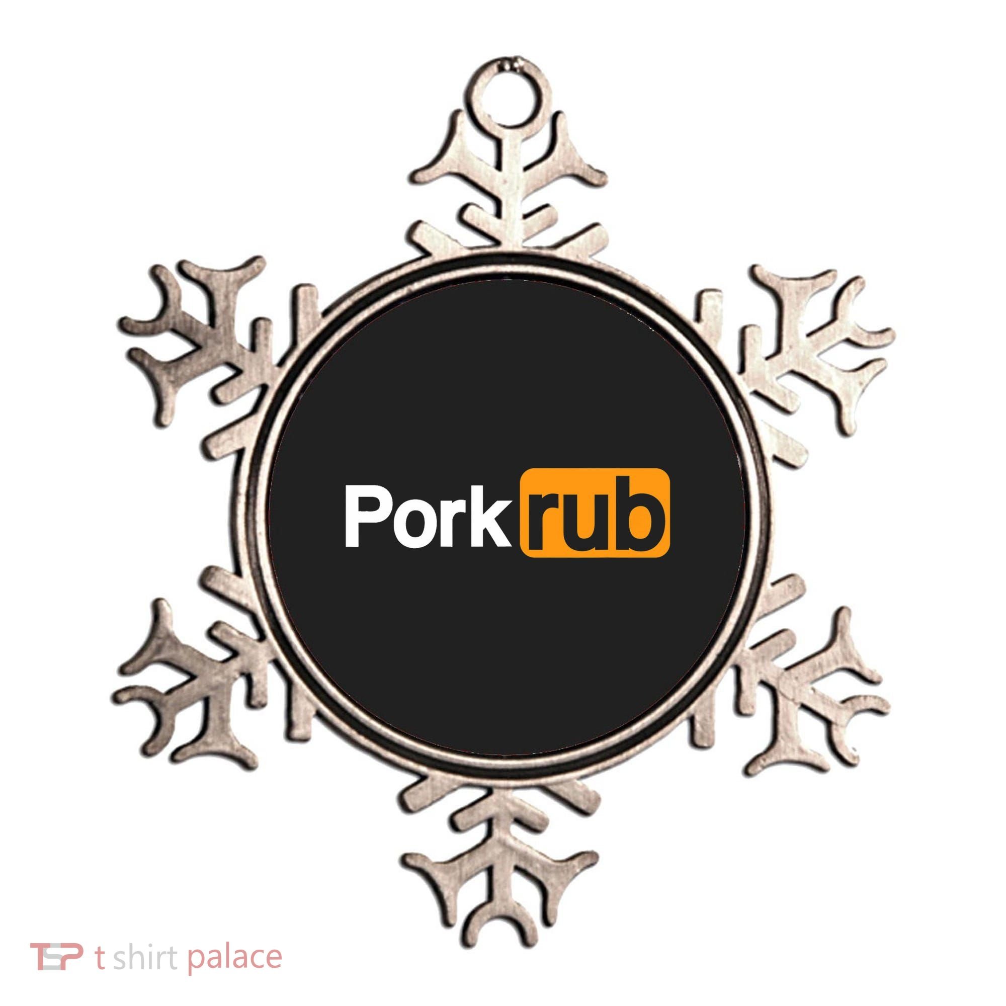 Mens Pork Rub TShirt | Funny BBQ Shirt | Barbecue TShirt Ornament