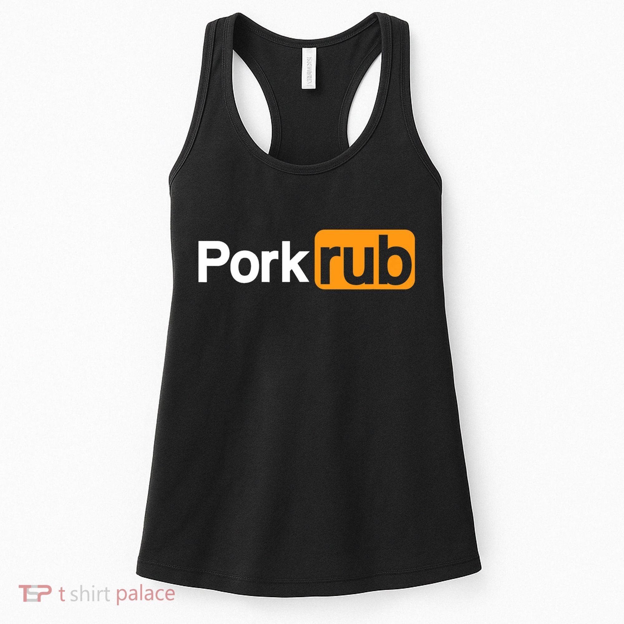 Mens Pork Rub TShirt | Funny BBQ Shirt | Barbecue TShirt Women's Tank Top