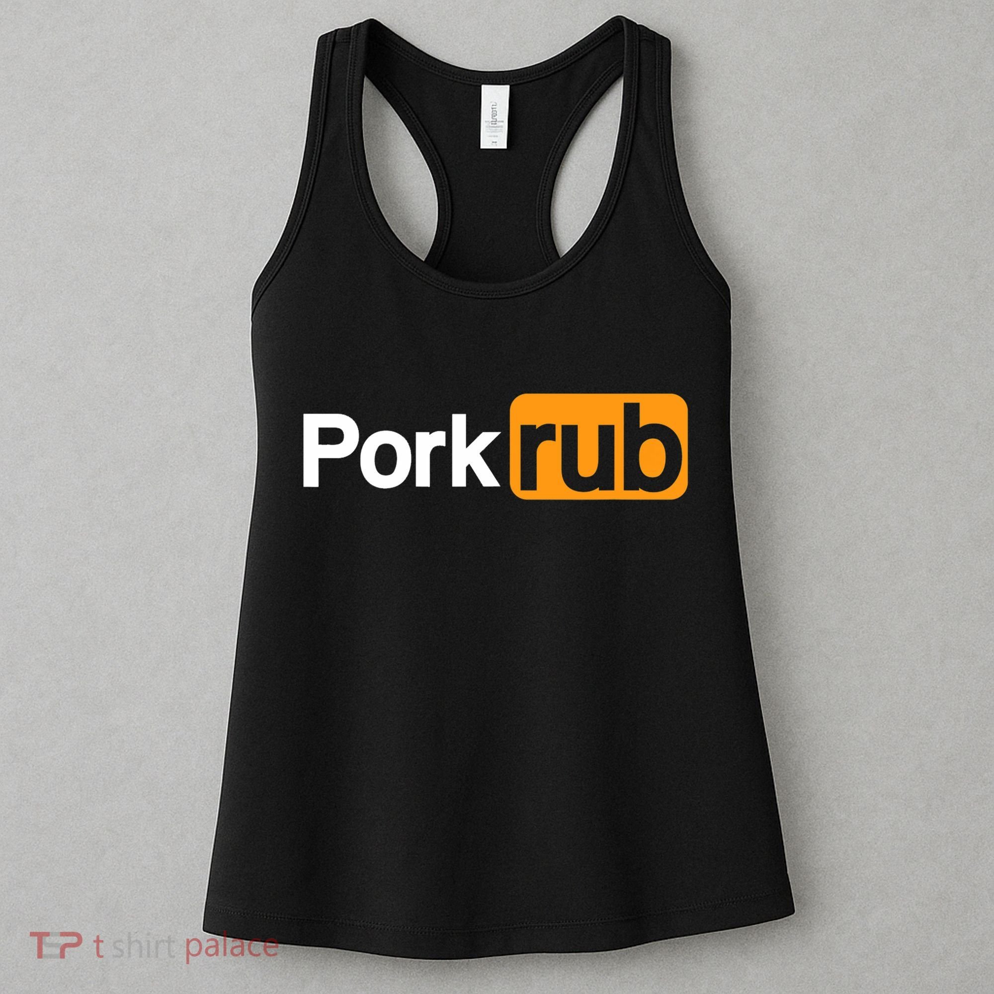 Mens Pork Rub TShirt | Funny BBQ Shirt | Barbecue TShirt Women's Tank Top