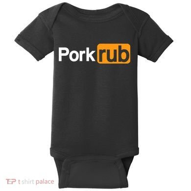 Mens Pork Rub TShirt | Funny BBQ Shirt | Barbecue TShirt Baby Bodysuit
