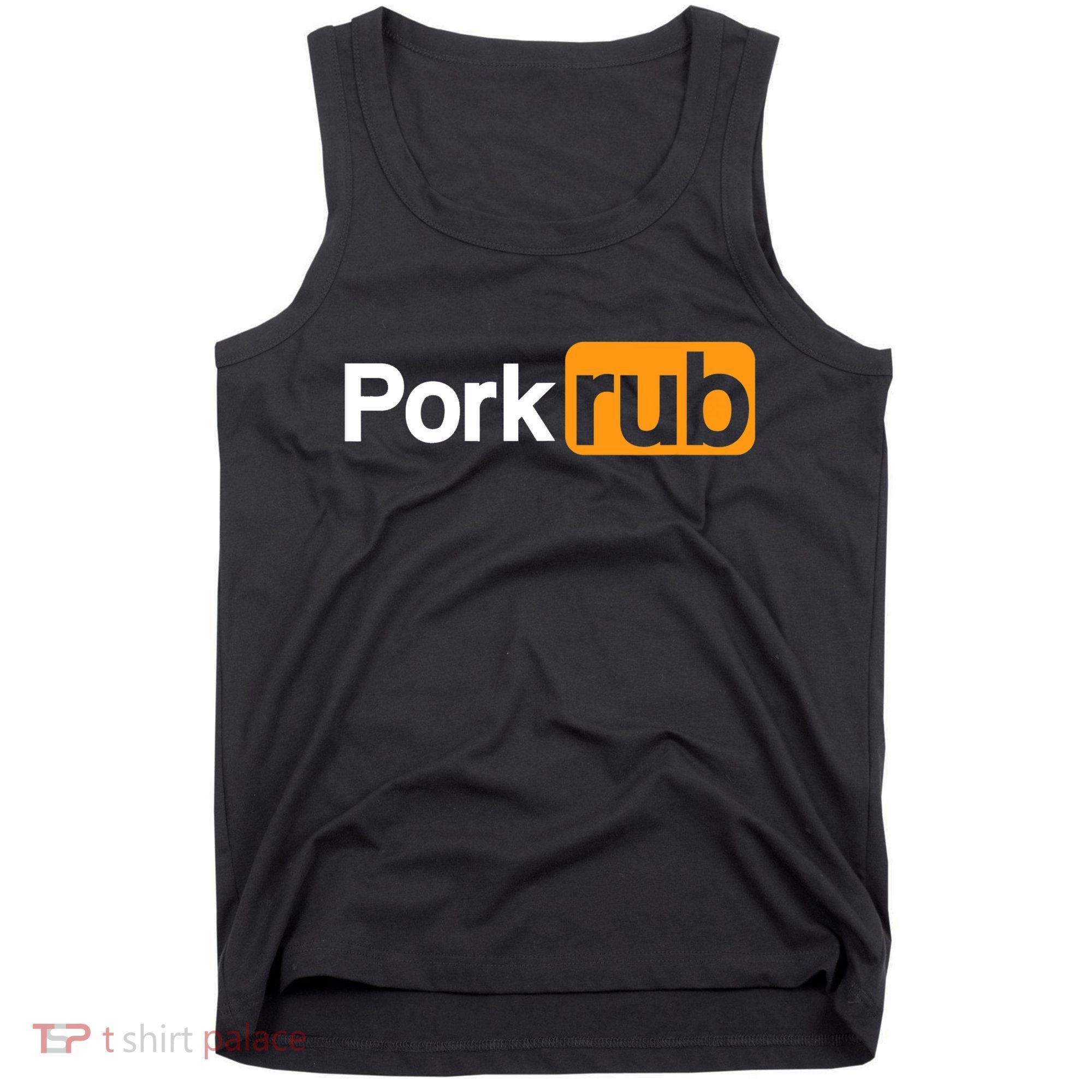 Mens Pork Rub TShirt | Funny BBQ Shirt | Barbecue TShirt Tank Top