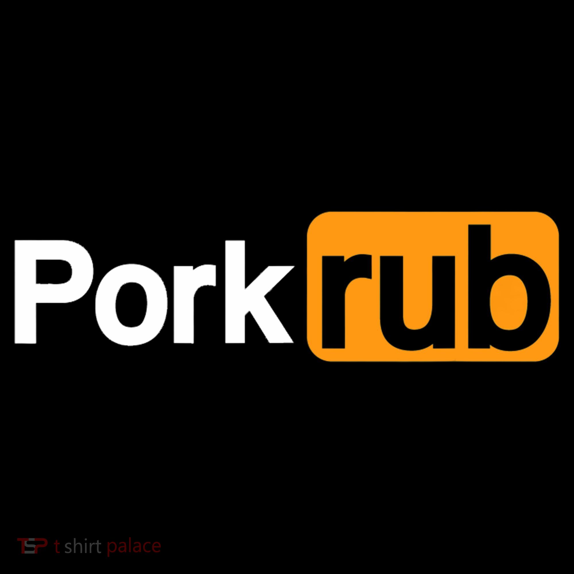 Mens Pork Rub TShirt | Funny BBQ Shirt | Barbecue TShirt Visor