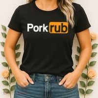 Mens Pork Rub TShirt | Funny BBQ Shirt | Barbecue TShirt Women's T-Shirt thumb 2
