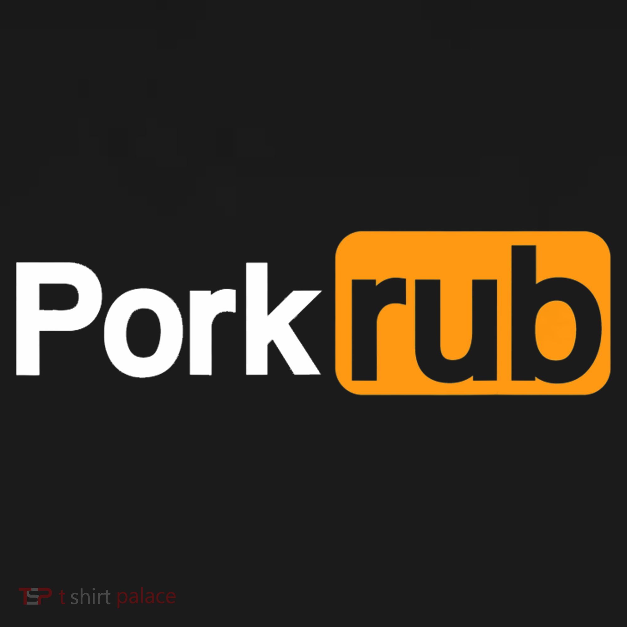 Mens Pork Rub TShirt | Funny BBQ Shirt | Barbecue TShirt Kids Long Sleeve Shirt
