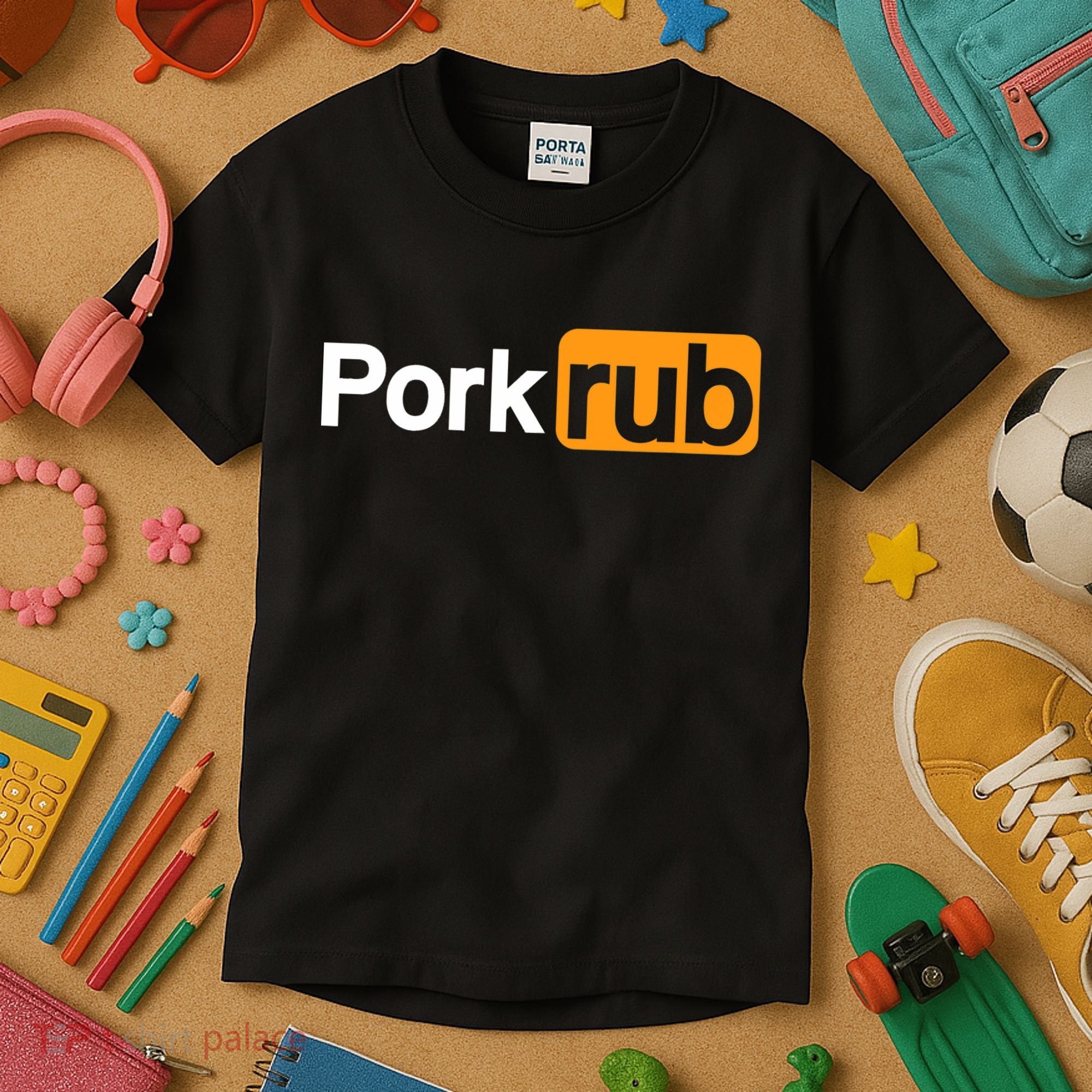 Mens Pork Rub TShirt | Funny BBQ Shirt | Barbecue TShirt Kids T-Shirt