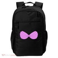 Mermaid Purple Seashell Bra Summer Funny Halloween Backpack thumb 0