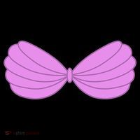 Mermaid Purple Seashell Bra Summer Funny Halloween Women's Hoodie thumb 2
