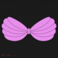 Mermaid Purple Seashell Bra Summer Funny Halloween Women's Tank Top thumb 5