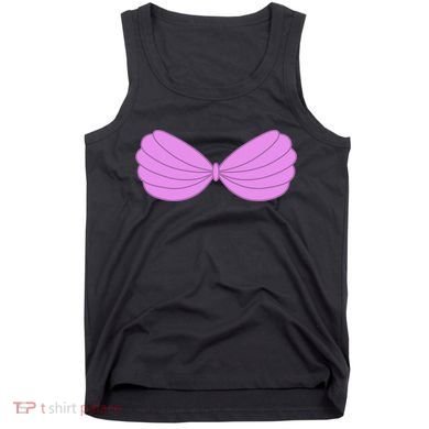 Mermaid Purple Seashell Bra Summer Funny Halloween Tank Top