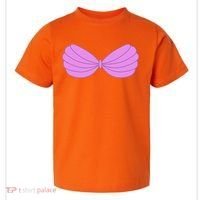 Mermaid Purple Seashell Bra Summer Funny Halloween Toddler T-Shirt thumb 0