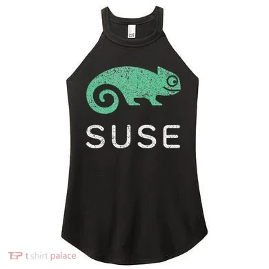 Multithreading Prodigy Suse Linux Software Programming Women's Perfect Tri Rocker Tank