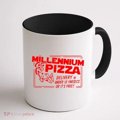 Millenium Pizza Space Wars Coffee Mug back