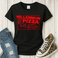 Millenium Pizza Space Wars Women's T-Shirt thumb 3