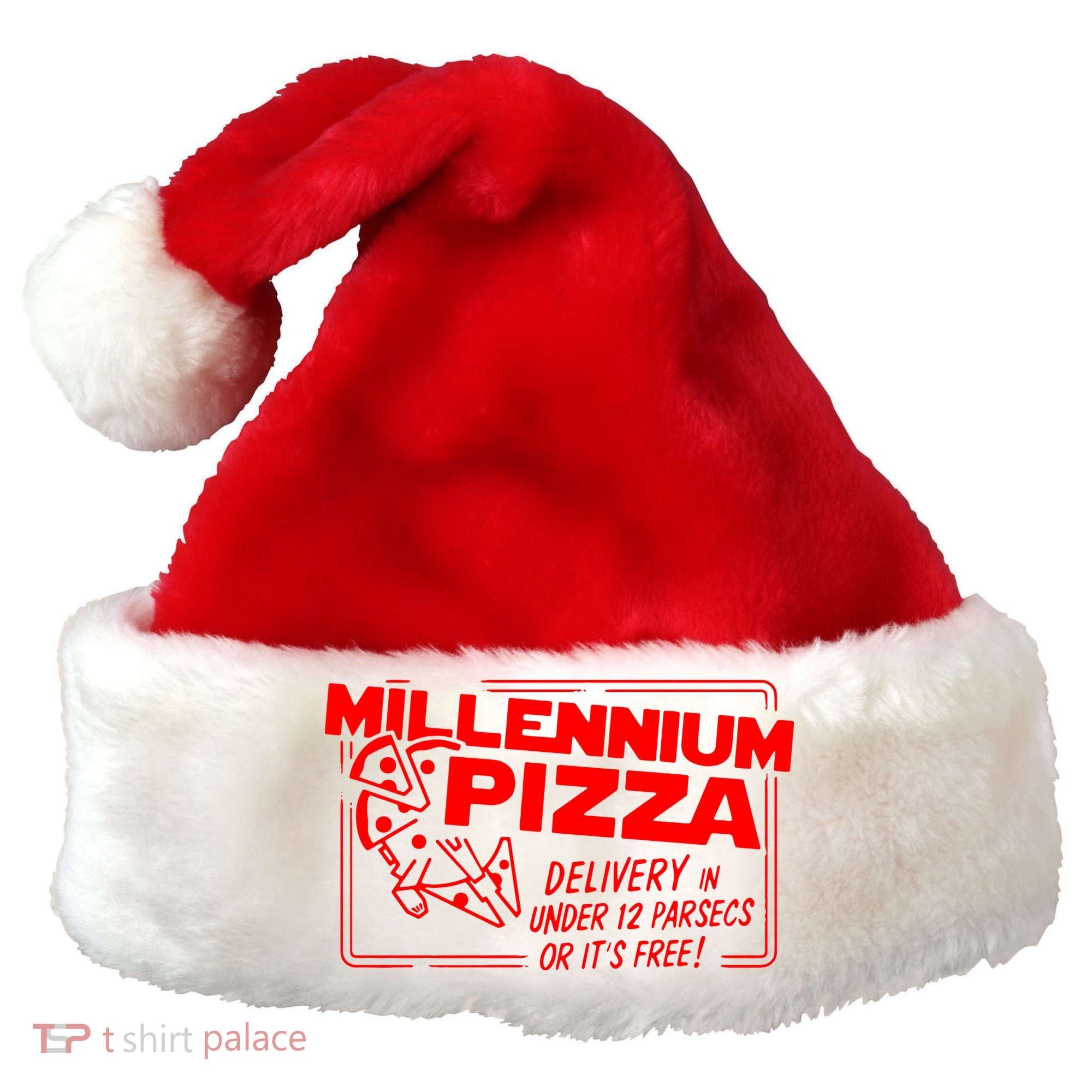 Millenium Pizza Space Wars Santa Hat