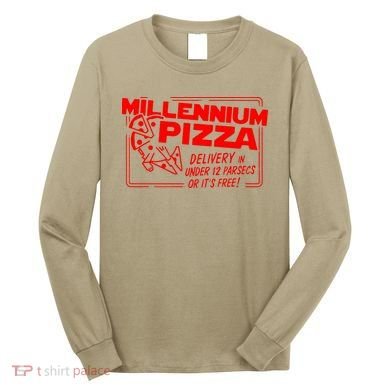 Millenium Pizza Space Wars Long Sleeve Shirt