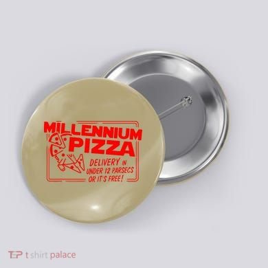Millenium Pizza Space Wars Button