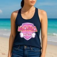 Mama Patrol Shirt Dog Mom Dad Women's Tank Top thumb 2