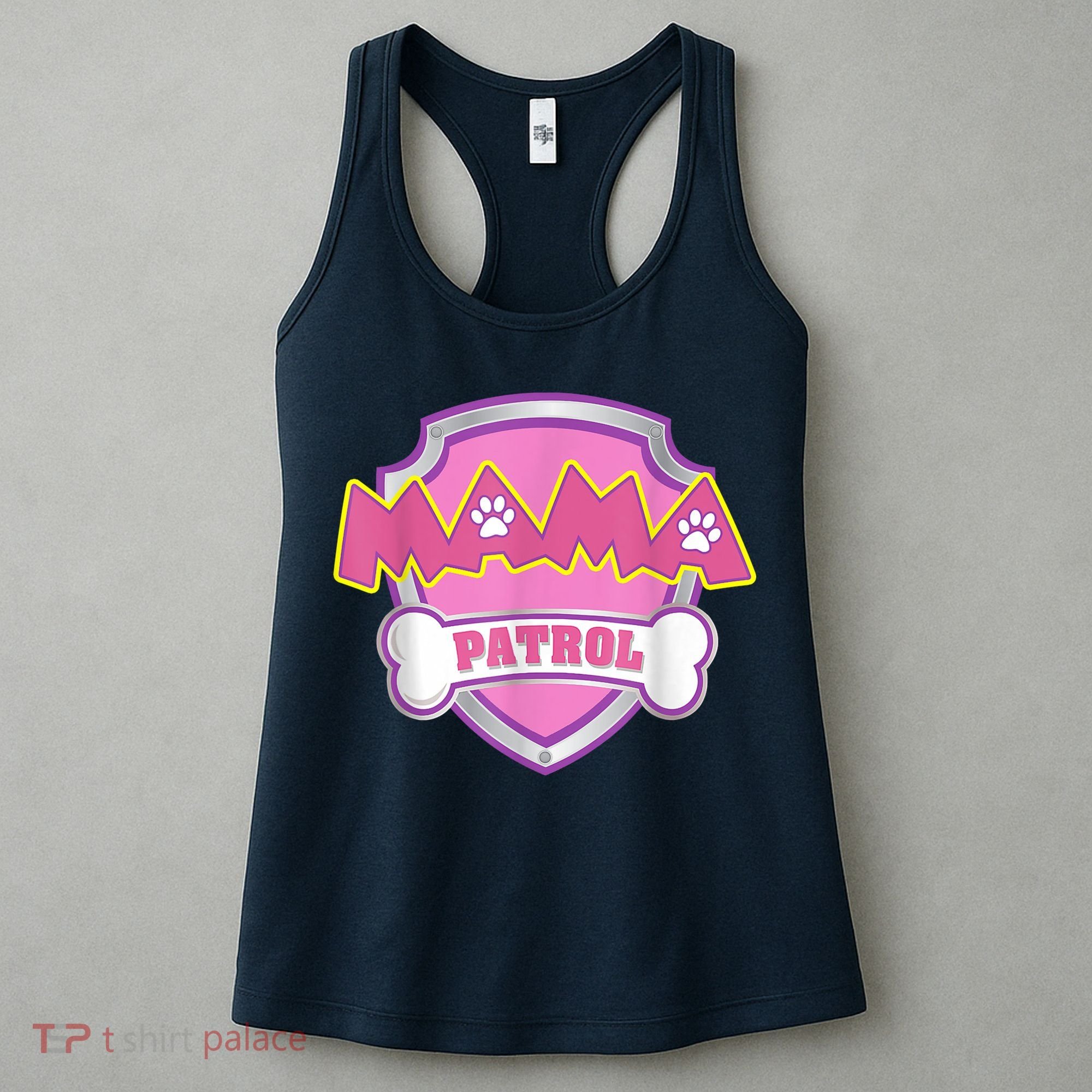 Mama Patrol Shirt Dog Mom Dad Women's Tank Top