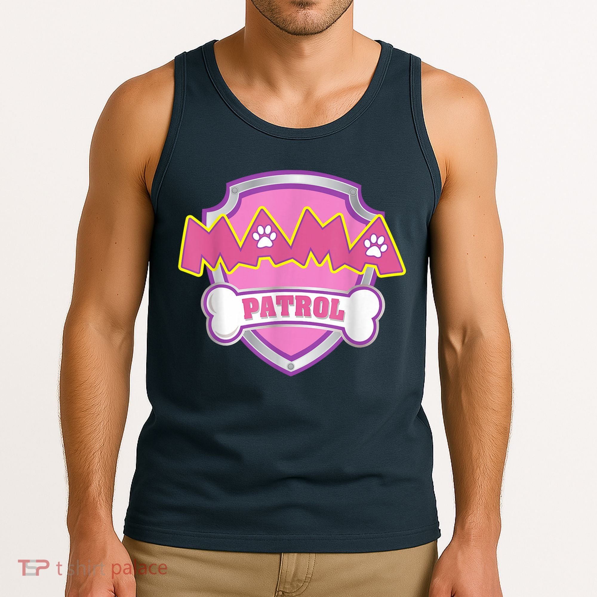 Mama Patrol Shirt Dog Mom Dad Tank Top