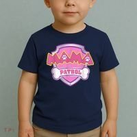 Mama Patrol Shirt Dog Mom Dad Toddler T-Shirt thumb 2