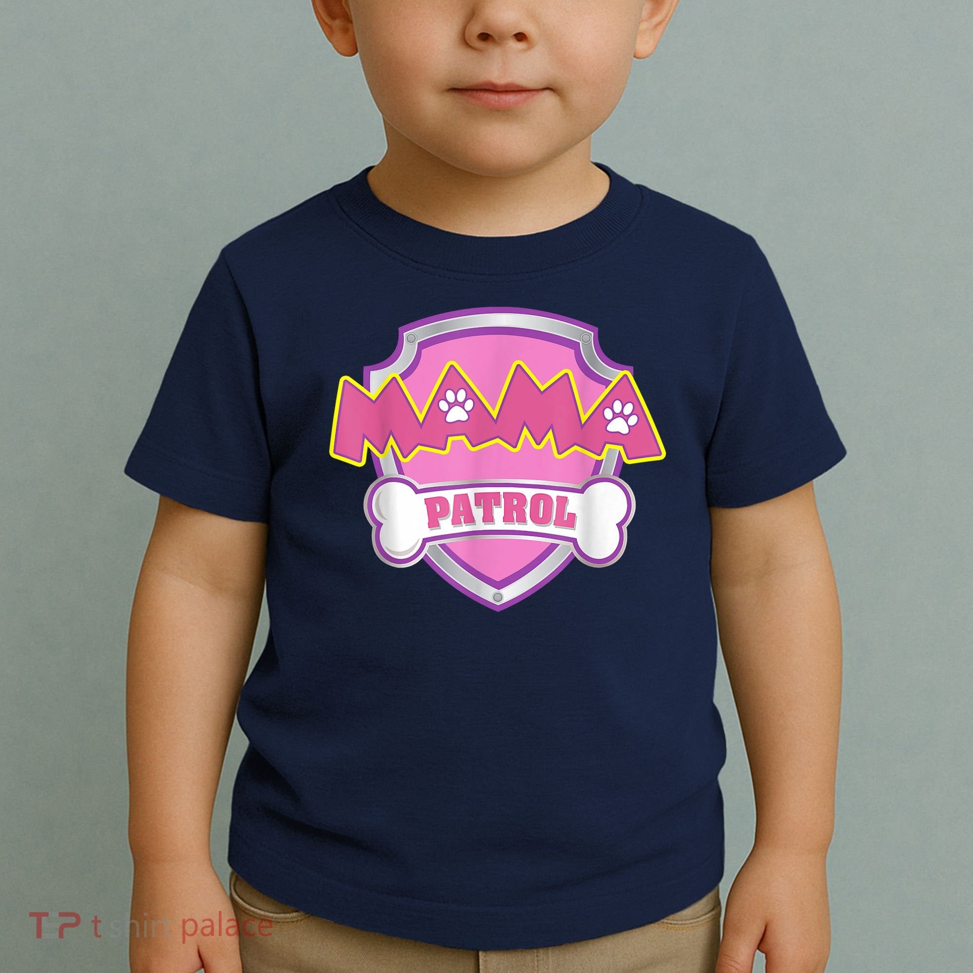 Mama Patrol Shirt Dog Mom Dad Toddler T-Shirt