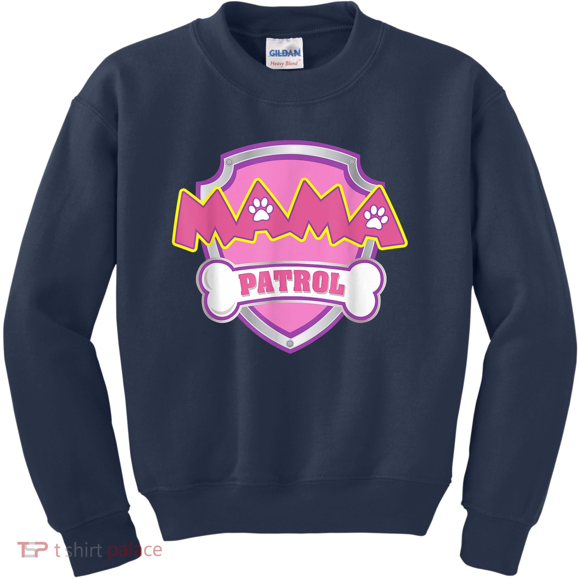 Mama Patrol Shirt Dog Mom Dad Kids Sweatshirt