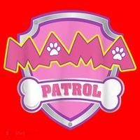 Mama Patrol Shirt Dog Mom Dad Santa Hat thumb 1