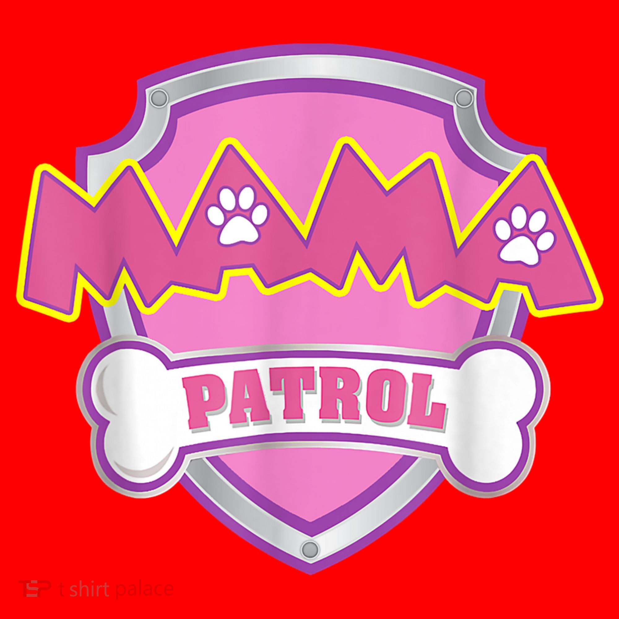 Mama Patrol Shirt Dog Mom Dad Santa Hat