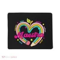 Maestra Pencil Spanish Teacher Bilingual Back To School Mousepad thumb 0