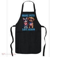 Make Pets Safe Again Funny Donald Trump They Are Eating The Dogs Apron thumb 0