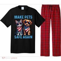 Make Pets Safe Again Funny Donald Trump They Are Eating The Dogs Pajama Set thumb 0